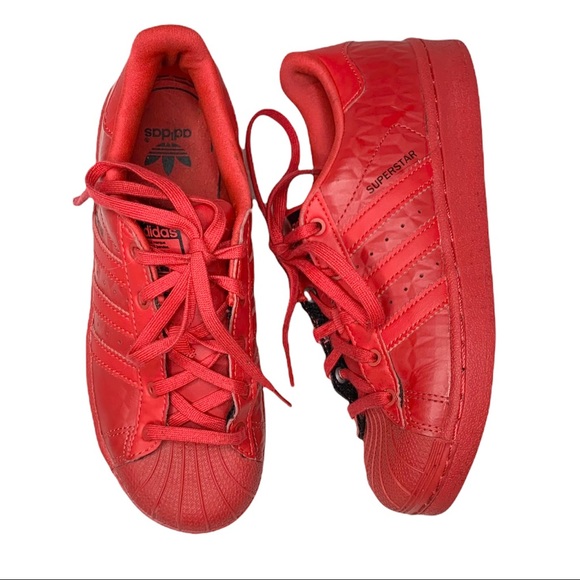 adidas Other - Kids Adidas superstar red running shoes, sz 2